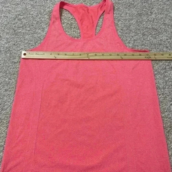 Under Armour HeatGear Seamless Racerback Tank Top PINK SMALL - Picture 3 of 5